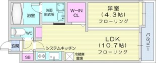 西１１丁目駅 徒歩9分 4階の物件間取画像